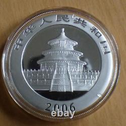 10 Yuan China Panda 2006 1 oz silver 99.9% silver coin in a capsule
