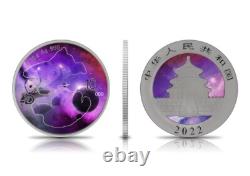 10 Yuan Glowing Galaxy Edition IV Panda China 30 Gram Silver 2022 10 Yuan Glowing Galaxy Edition IV Panda China 30 Gram Silver 2022