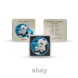 10 Yuan Space Blue Edition Panda China 30 Grams Silver 2019