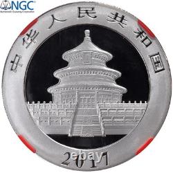 #1507138 China, 10 Yüan, Panda, Kung Fu Panda 3, 2017, Proof, Silver, NGC, MS7