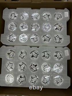 15 PCS China 2024 10Yuan China panda Silver Coin 30g Full page 30g15