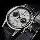 1963 Star Panda Seagull Movement Auto Mechanical Chronograph Sapphire Watch Gift