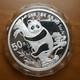 1987 Genuine 5oz China Panda Silver Proof Coin 50 Yuan High Grade