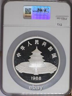 1988 Silver Panda 12 oz. 100 Yuan NGC PF68 Ultra Cameo
