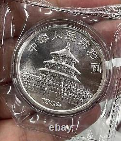 1989 China 1oz panda silver coin 10Yuan, China panda Commemorative silver Coin