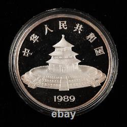 1989 China 50 Yuan 5 oz Panda Silver Coin