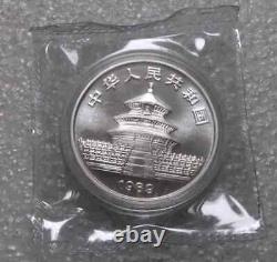 1989 China Panda Coin 10YUAN China 1989 Panda Silver coin 1oz With box