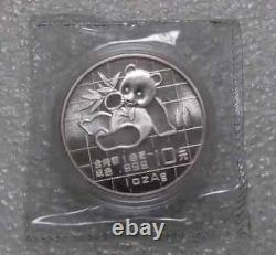 1989 China Panda Coin 10YUAN China 1989 Panda Silver coin 1oz With box