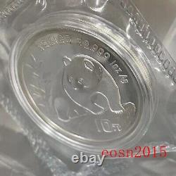 1990 China 1oz panda silver coin 10Yuan, no box no COA
