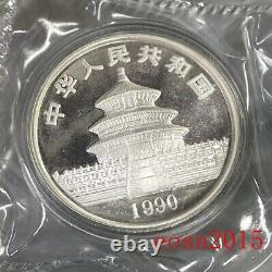 1990 China 1oz panda silver coin 10Yuan, no box no COA