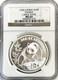 1990 Silver China 10 Yuan 1 Oz Panda Large Date Coin Ngc Mint State 69