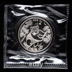 1992 China Panda Silver Coin 10 Yuan 1 oz Panda Silver Coin Large Date