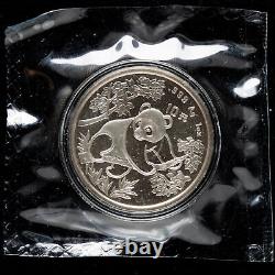 1992 China Panda Silver Coin 10 Yuan 1 oz Panda Silver Coin Small Date