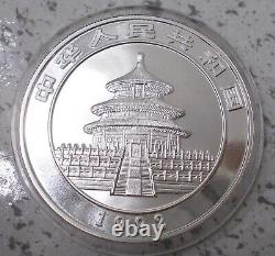 1992 Chinese Silver Panda Large Date Variety! Bu+++ Condition