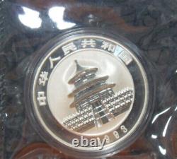 1993 China 1oz Silver Panda Coin