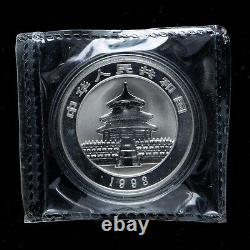 1993 China Panda Silver Coin 10 Yuan 1 oz Panda Silver Coin