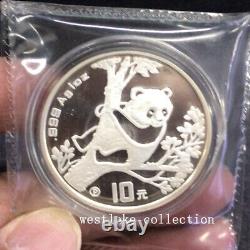 1994 China 10YUAN Panda PF Silver Coin Ag. 999 1oz China 1994 Panda Silver coin