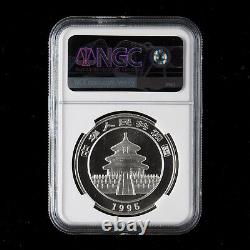 1995 China Panda Coin 10 Yuan 1 oz Panda Silver Coin Large Twig
