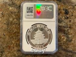 1996 1oz 10 Yuan China Silver Panda Coin Large Date MS 68