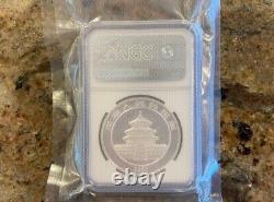 1997 1oz 10 Yuan China Silver Panda Coin (Small Date) MS 69