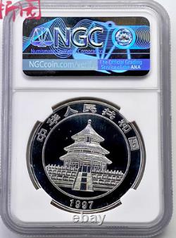 1997 China Panda 10YUAN Coin China 1997 Panda Silver Coin 1oz Colorized