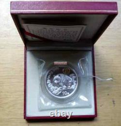 1997 China Shanghai International Coin Expo Panda Silver Coin 10YUAN 1oz