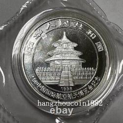1998 China International Air Space Expo 10YUAN Panda Silver coin 1oz Ag. 999