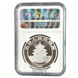 1998 China Silver Panda Small Date 1oz. 999 10 Yuan Coin NGC MS69