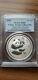 2000 China Panda Frosted Ring 1oz Silver Coin Pcgs Ms67 Very Very Rare