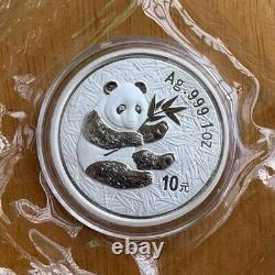 2000 People's Republic of CHINA 10 YuanPANDA Silver Coin Ag. 999 30g