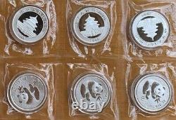 2000 People's Republic of CHINA 10 YuanPANDA Silver Coin Ag. 999 30g