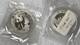 2001 China 1oz Panda Silver Coin 10yuan, Large D Edition, With Original Label