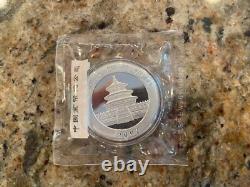2002 1oz 10 Yuan China Silver Panda Coin BU in Capsule