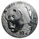 2002 China Panda 1oz. 999 Ag 10 Yuan ¥10 Silver Bullion Coin Sealed In Pliofilm