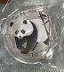 2002 China 1oz Panda Silver Coin 10yuan, Mint Encapsulatio