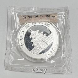2002 China Panda Shenzhen Guabao Mint Double Seal Silver 1 Oz. #5