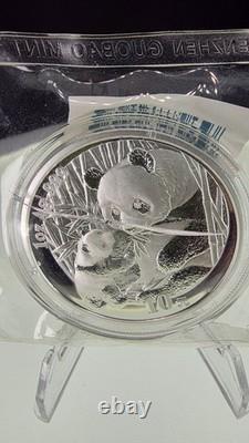 2005 CHINA 10Yuan 1 oz Silver Panda Coin Comes in Original Mint Pack(Scuff)