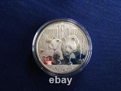 2010 China Silver Panda 10 Yuan Mirror Gem BU One Ounce E5943