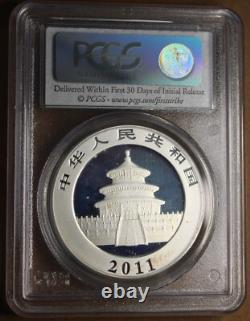 2011 10 Yuan Silver Panda Ms70 First Strike Pcgs Slabbed World Coin #ace17