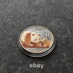 2011 1OZ 10Yuan Silver Panda China Gold Black Empire 24kt Gold NEW ONLY 1000pc