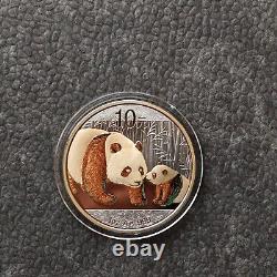 2011 1OZ 10Yuan Silver Panda China Gold Black Empire 24kt Gold NEW ONLY 1000pc 3