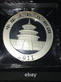 2011 China, 10 Yuan. 999ag Panda, Coin Mart GradedPF-67 UHC