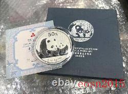 2011 China 5oz panda silver coin 50Yuan, China panda Commemorative silver Coin
