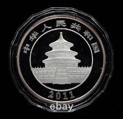 2012 China Panda Coin 50 Yuan 5 oz Ag. 999 Panda Silver Coin