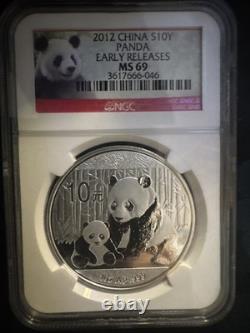 2012 Early Release! MS 69 Panda? S 10Y NGC Graded! So Cute
