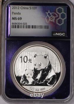 2012 Silver Panda 1 oz. 10 Yuan NGC MS69. Free shipping 2012 Silver Panda 1 oz. 10 Yuan NGC MS69. Free shipping