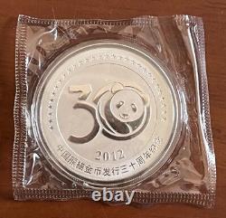 2012 the 30TH ANNIV of the issuance of the Chinese panda gold coin silver medal