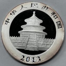 2013 1oz. 999 Silver Chinese Panda, Toning. Unc Condition. A-195