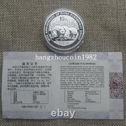 2013 China 10YUAN 30TH ANNIVERSARY OF China Everbright Group Panda Silver coin