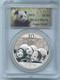 2013 China Silver Panda 1 Oz Pcgs Ms70 Panda Label 10 Yn Coin Rk866